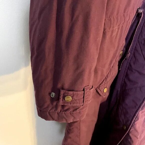 LL Bean Vintage Purple Thinsulate Parka Long Winter Coat in Size Medium/Large - Picture 14 of 16